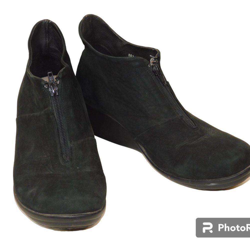 Dr. Zen Walky Suede Leather Wedge Comfort Shoes Size 43 (US Size 10.5)